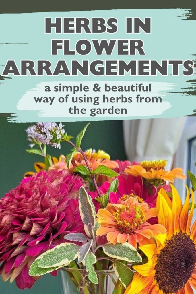 Image showing herbs in flower arrangements