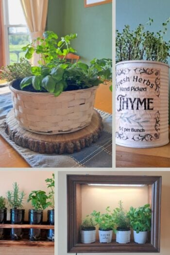 A collection of indoor herb garden ideas to try.